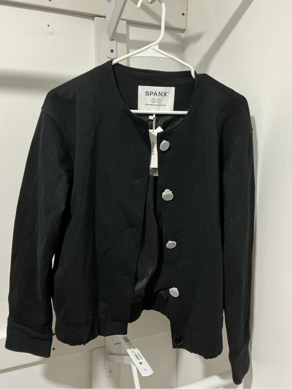 NWT SPANX The Perfect Collection Ponte Femme Bomber Jacket